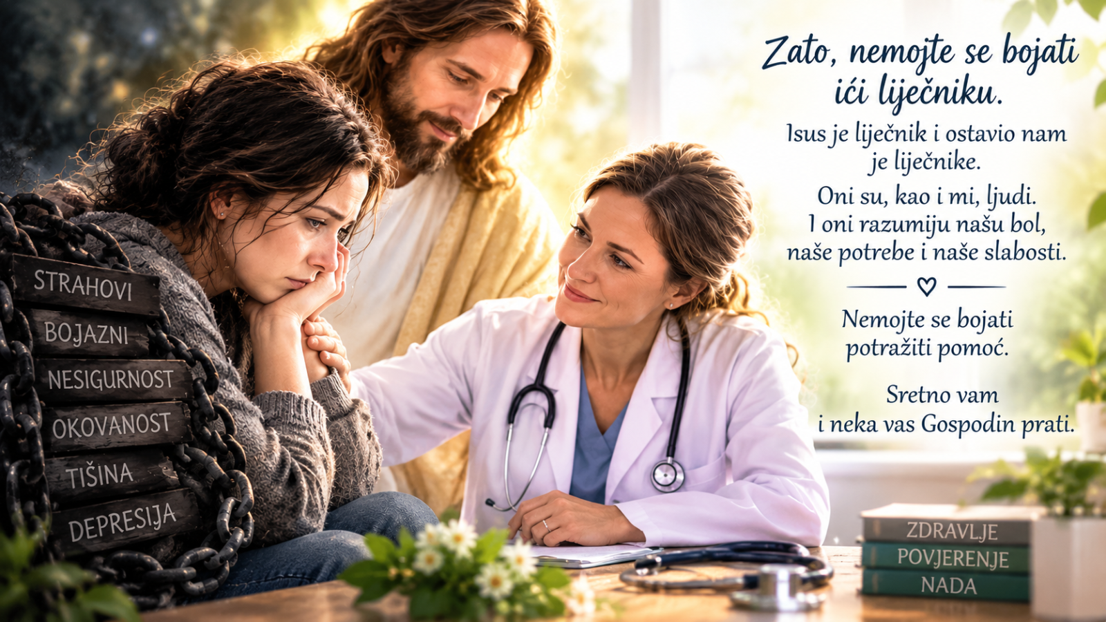 Isus kao liječnik,ostavio nam je liječnike koji su kao i mi.